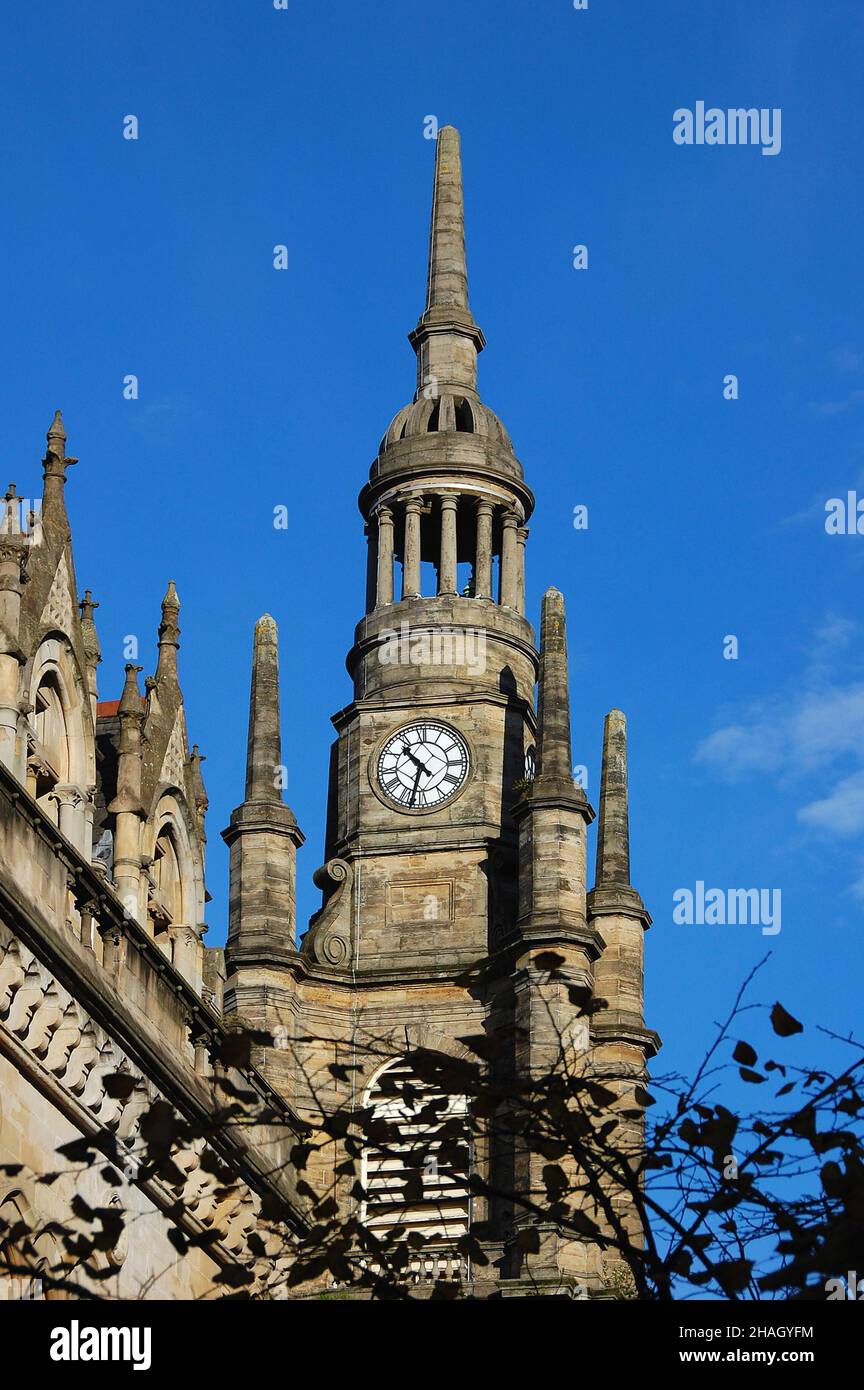 St.George's Tron Church, Buchanan Street, Glasgow, Scozia, Regno Unito, Europa. Foto Stock