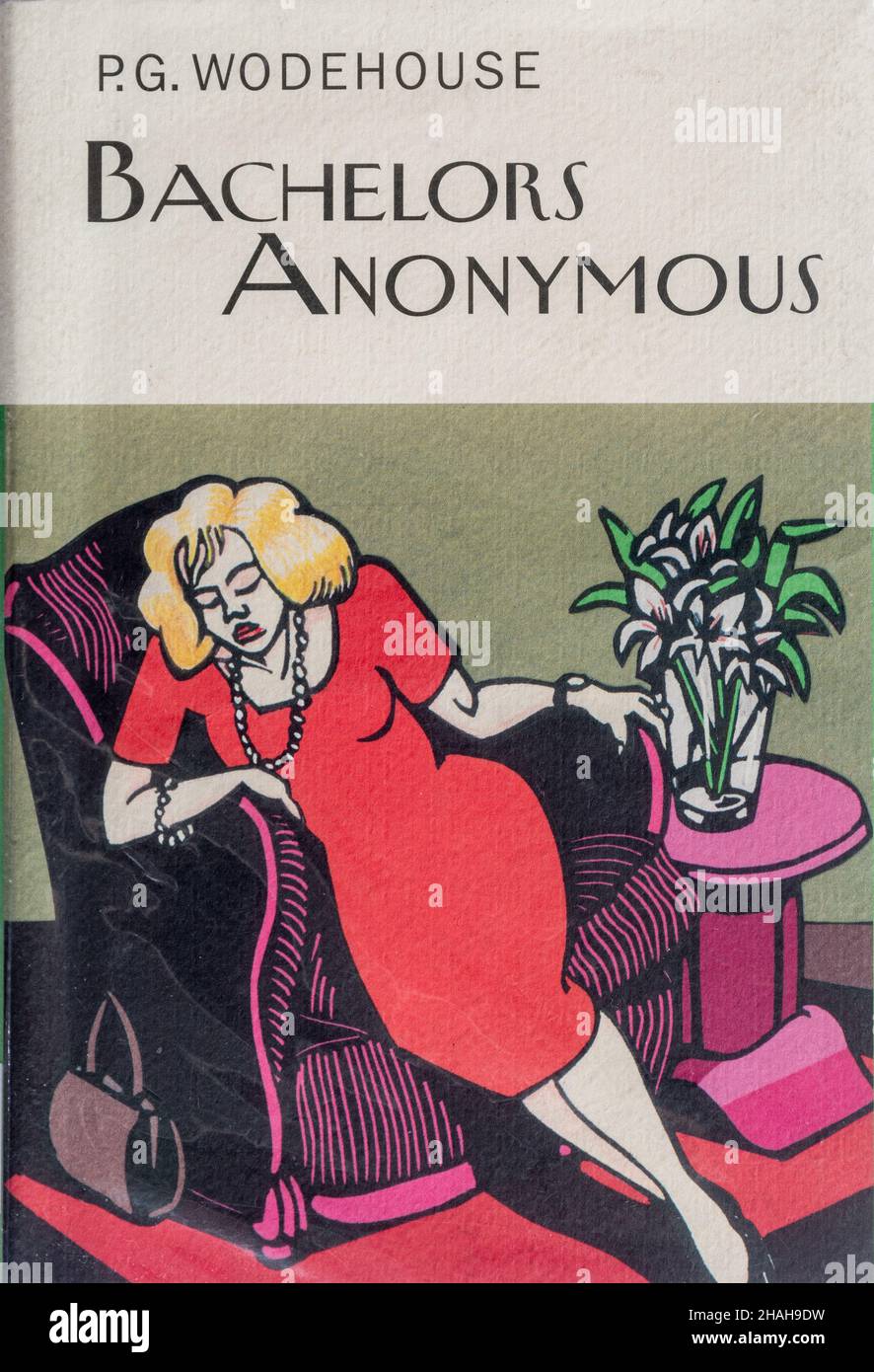Bachelors Anonimo, libro di P.G. Wodehouse Foto Stock