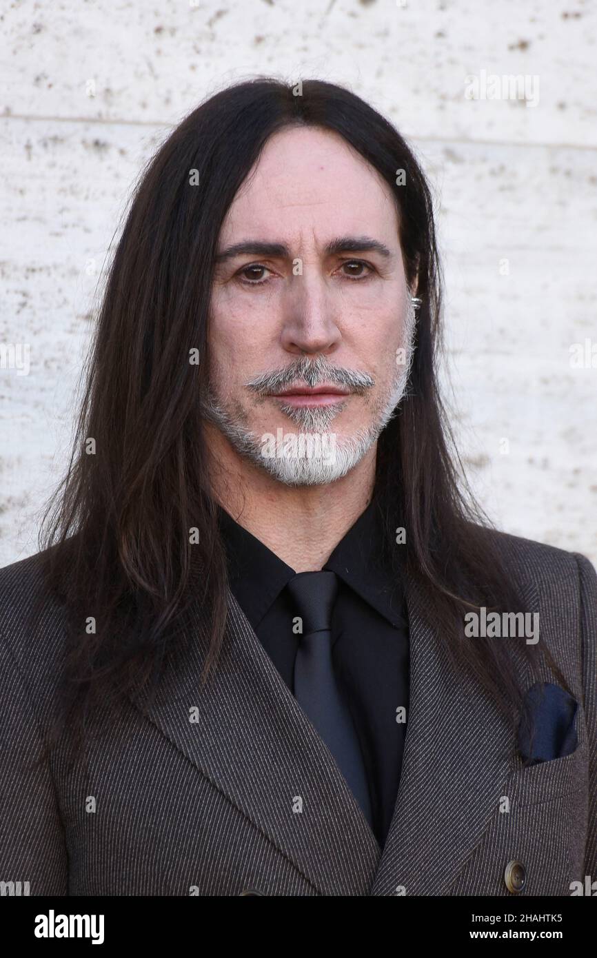 Italia, Roma, 13 Dicembre, 2021 : Fotocall della serie SkyTV 'fiabolik' nella foto: Manuel Agnelli Photo © Fabio Mazzarella/Sintesi/Alamy Live News Foto Stock