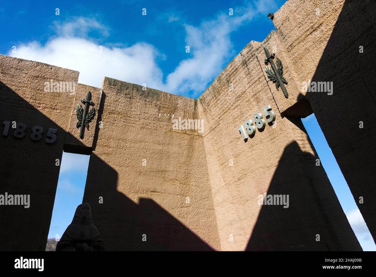 GURGULYAT, BULGARIA - 5 DICEMBRE 2021: Pantheon Madre Bulgaria, villaggio di Gurgulyat, Bulgaria Foto Stock