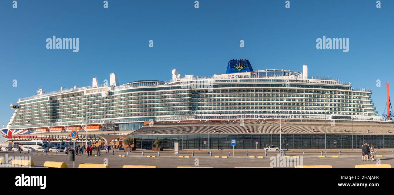 Nave da crociera P & o, Iona. Foto Stock