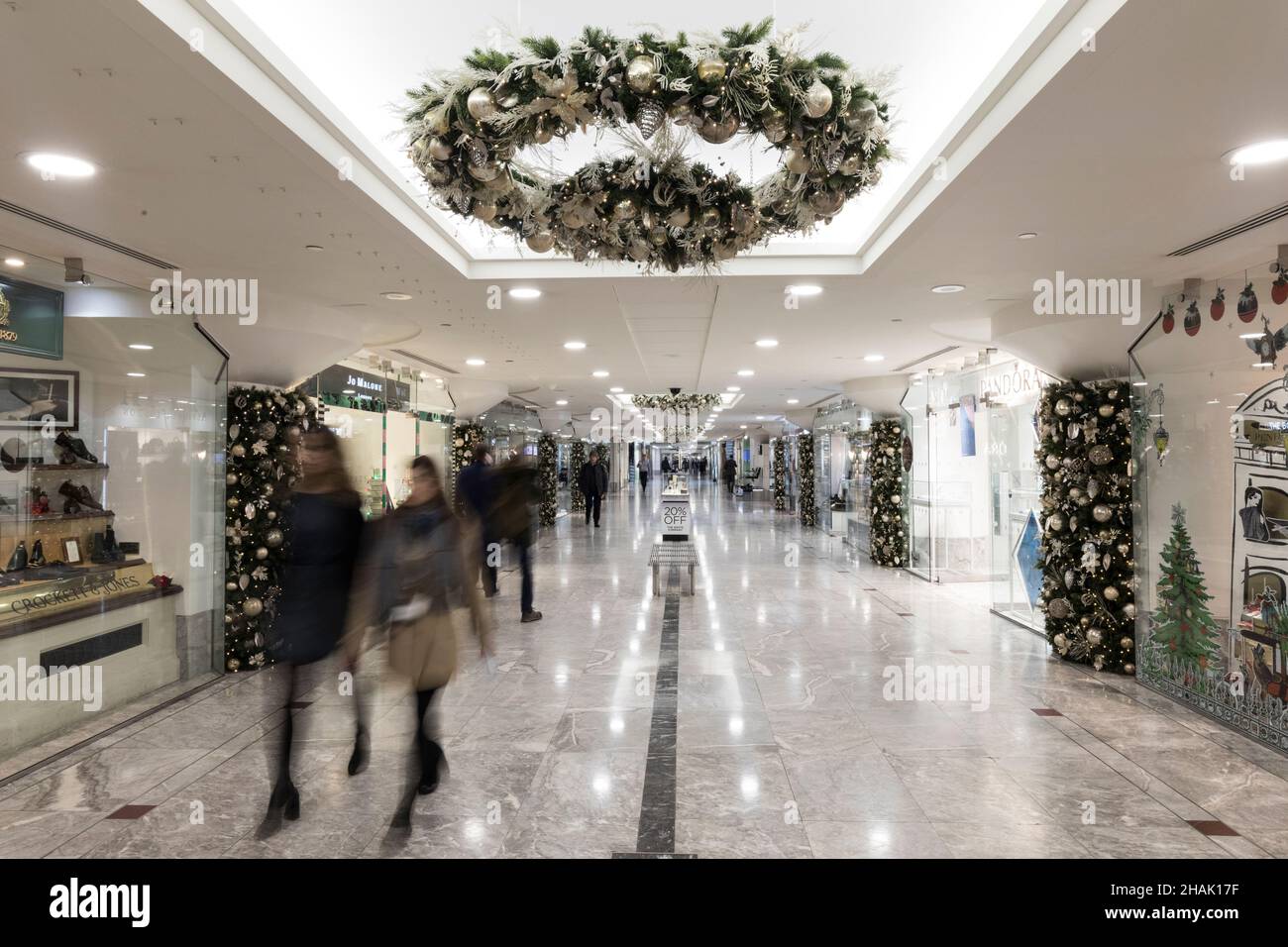 Canarino decorazioni di Natale Foto Stock