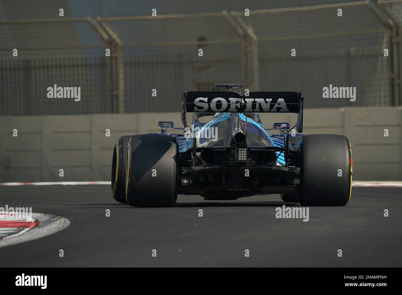 14.12.2021, Yas Marina Circuit, Abu Dhabi, test drive di Formula 1, nella foto Logan Sargeant (USA), Williams Racing Foto Stock