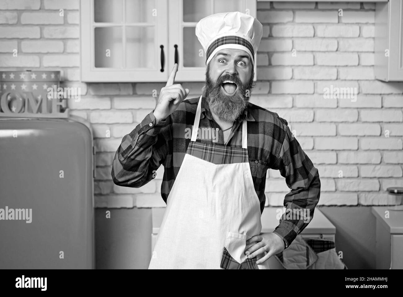 Cucina e preparazione del cibo. Ristorante e mensa. Foto Stock