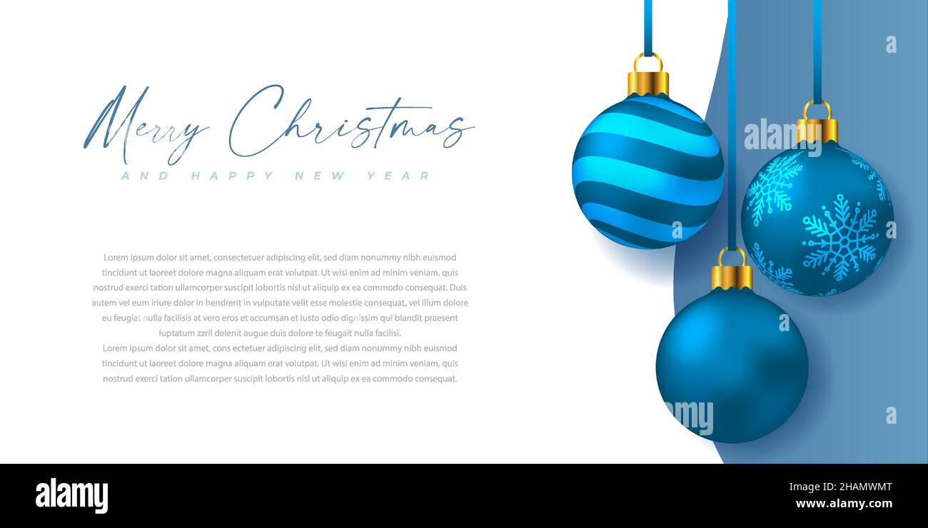 Sfondo di Natale e Capodanno. Sfondo pulito e moderno. Illustrazione vettoriale Illustrazione Vettoriale