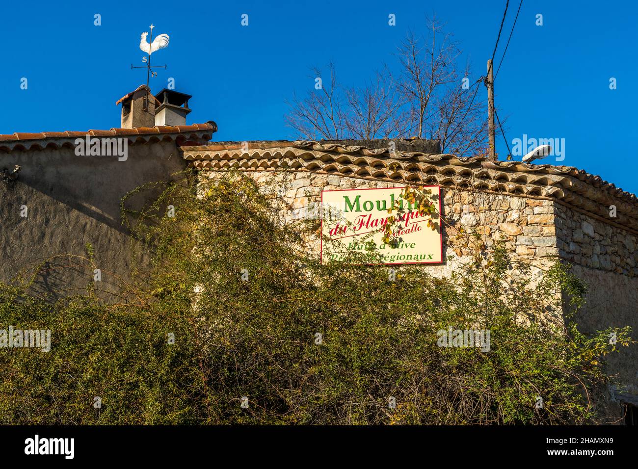 Frantoio "Mulin à Huile du Flayosquet" a Draguignan, Francia Foto Stock