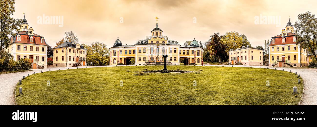 Schloss Belvedere a Weimar, Turingia, Germania. Foto Stock