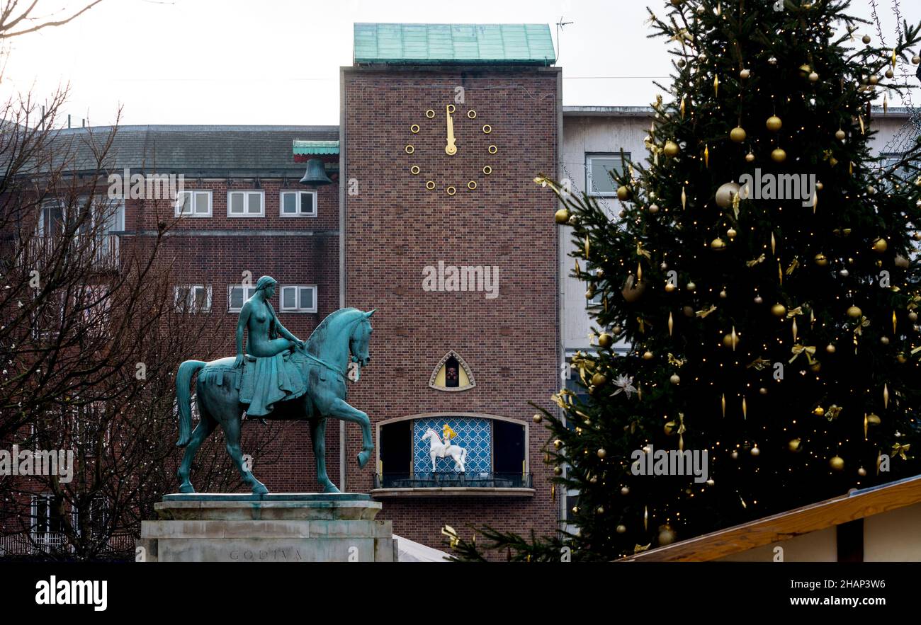 Broadgate Clock Coventry broadgate clock immagini e fotografie stock ad alta ...