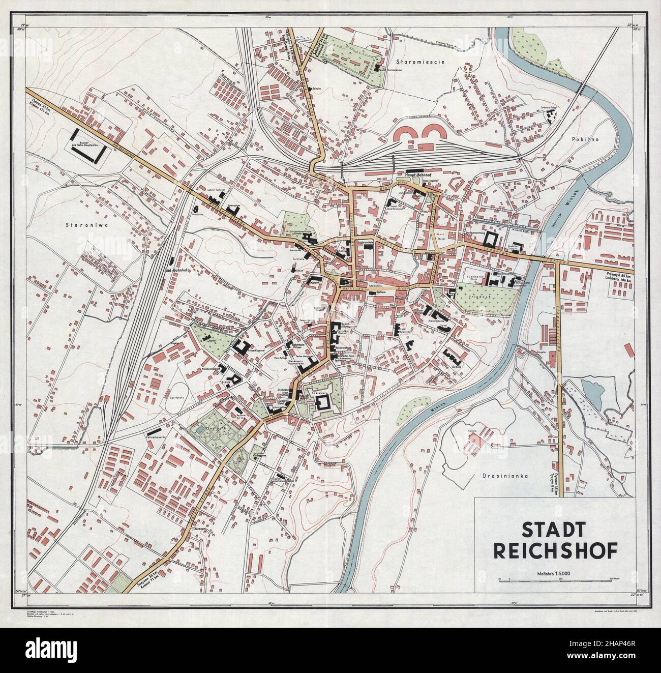 Reichshof City, Reichshof Stadt, Old Reichshof Plan, Reichshof City Plan, Reichshof Map, Reichshof Karte, Germania Mappa, Deutschland Karte, Reichshof Foto Stock