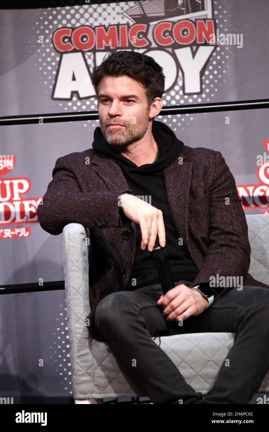 DEU, Deutschland, Dortmund, 04.12.21, Messe Dortmund Westfalenhallen, Fumetto tedesco con Dortmund 2021, Daniel Gillies (i Diari Vampiri, l'Origina Foto Stock