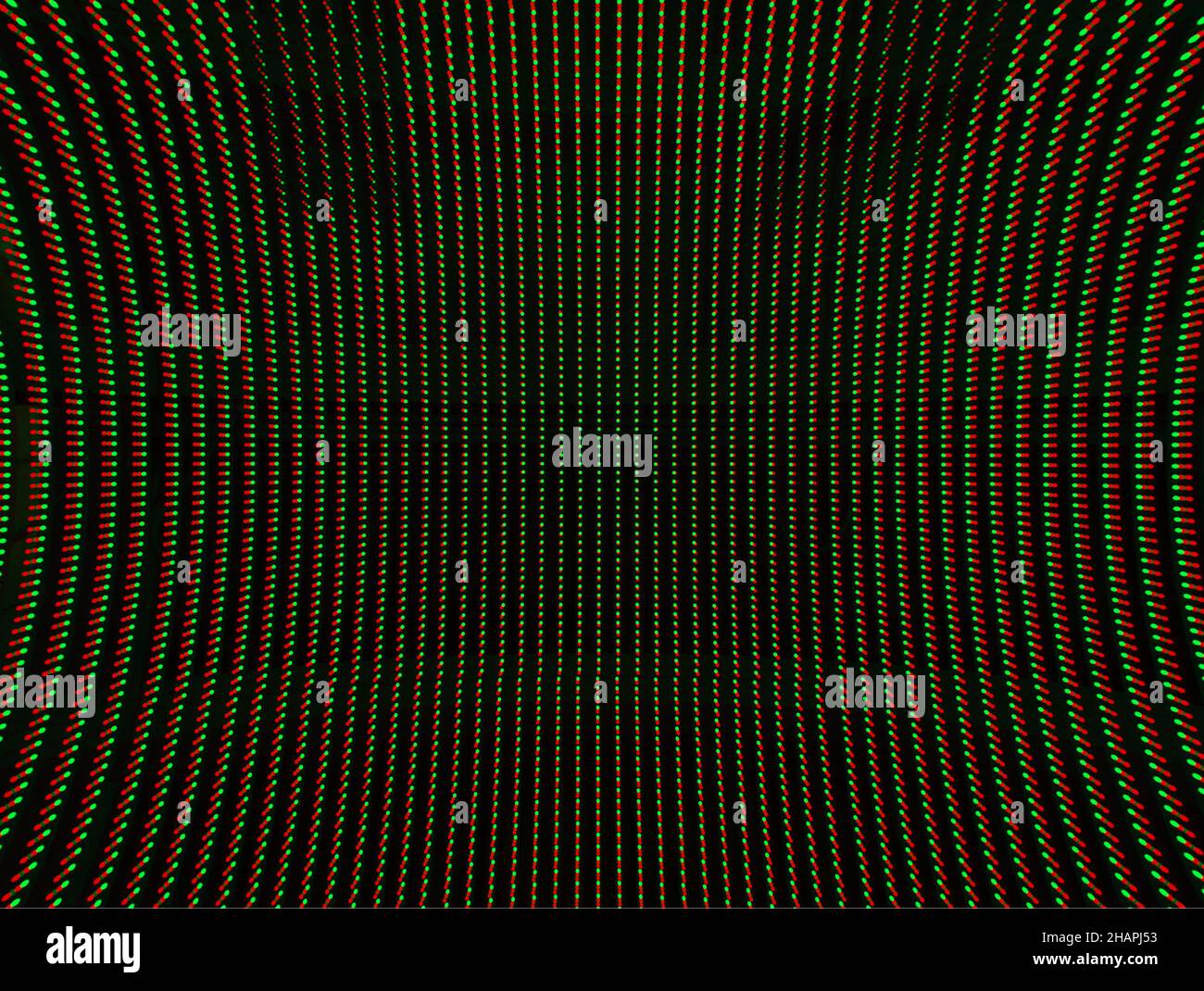 Sfondo dello schermo con luce flash vuota curva Foto Stock