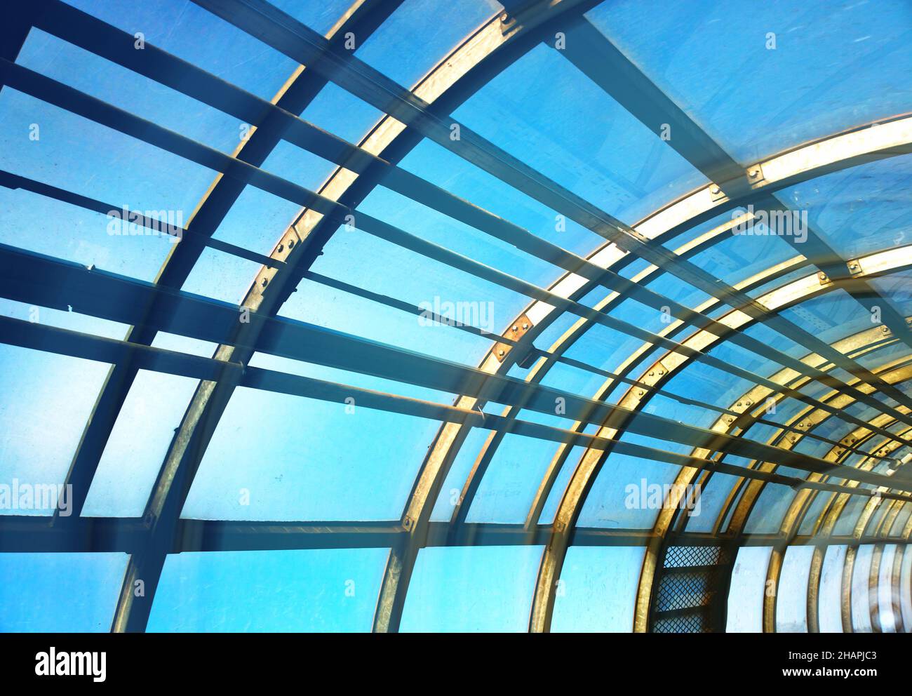 Sfondo diagonale delle comunicazioni urbane Foto Stock