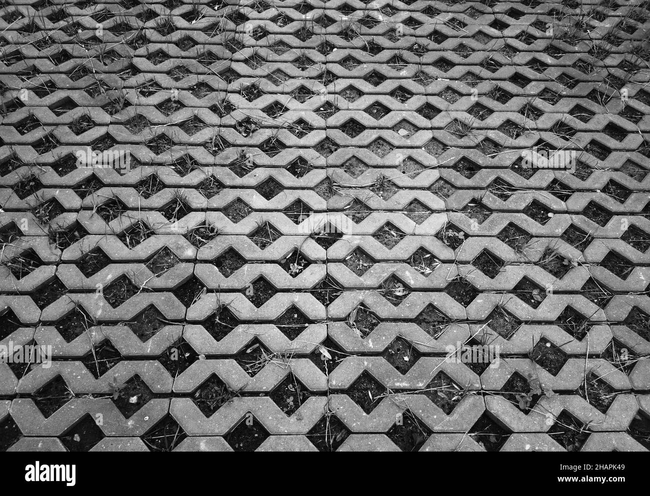 Parcheggio auto campagna texture sfondo Foto Stock