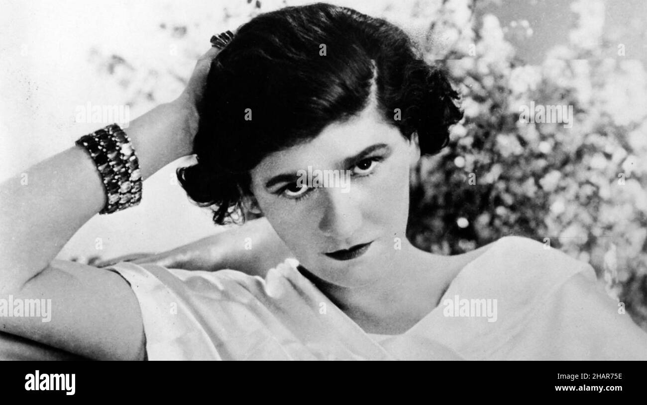 COCO CHANEL (1883-1971) stilista francese circa 1920 Foto Stock