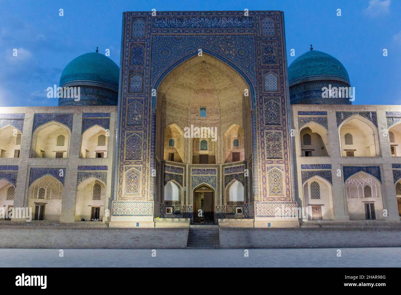 Madrasa Mir-i-Arab a Bukhara, Uzbekistan Foto Stock