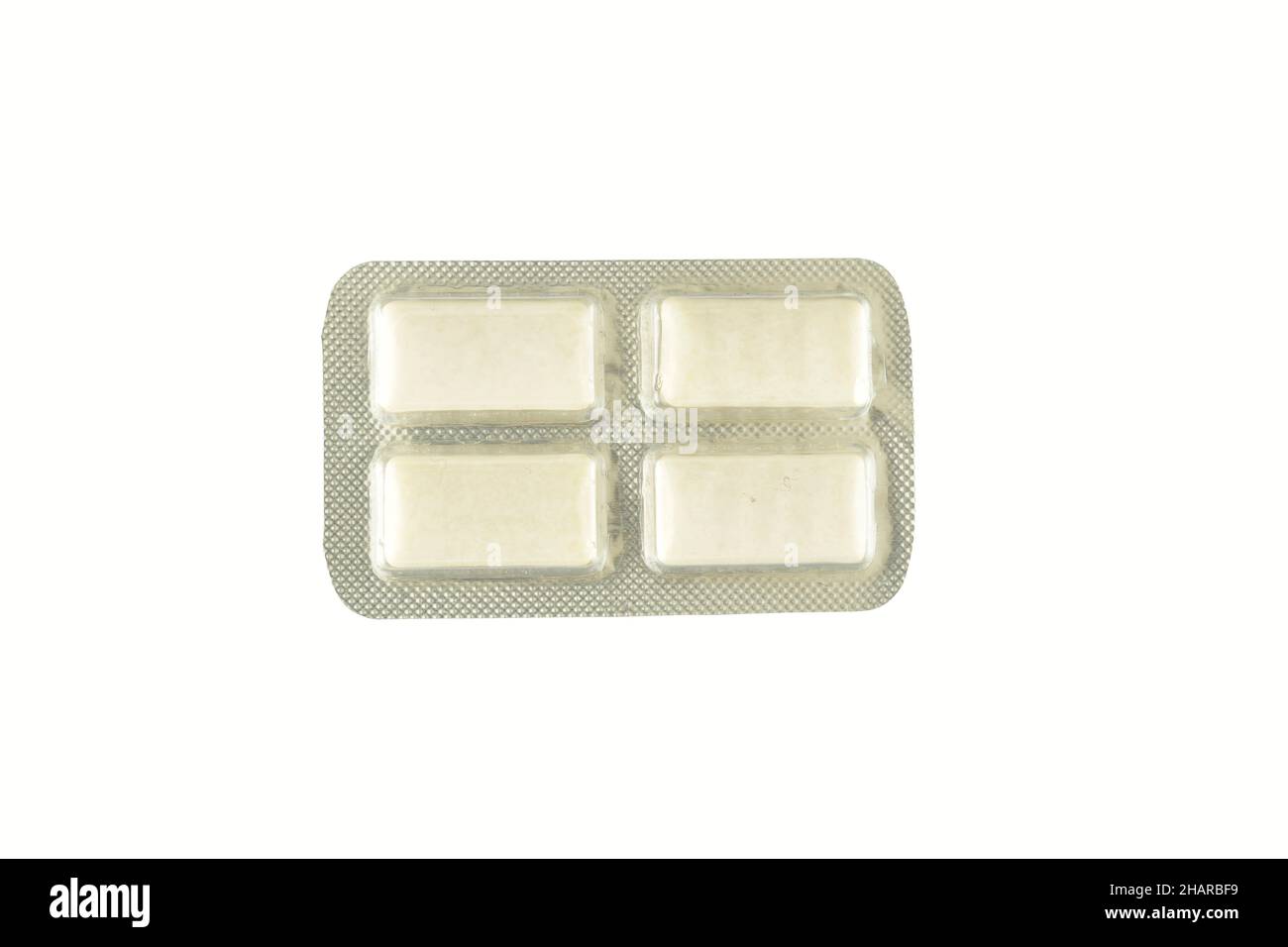 Gum Chewing Pack isolato su sfondo bianco con Clipping Path Foto Stock