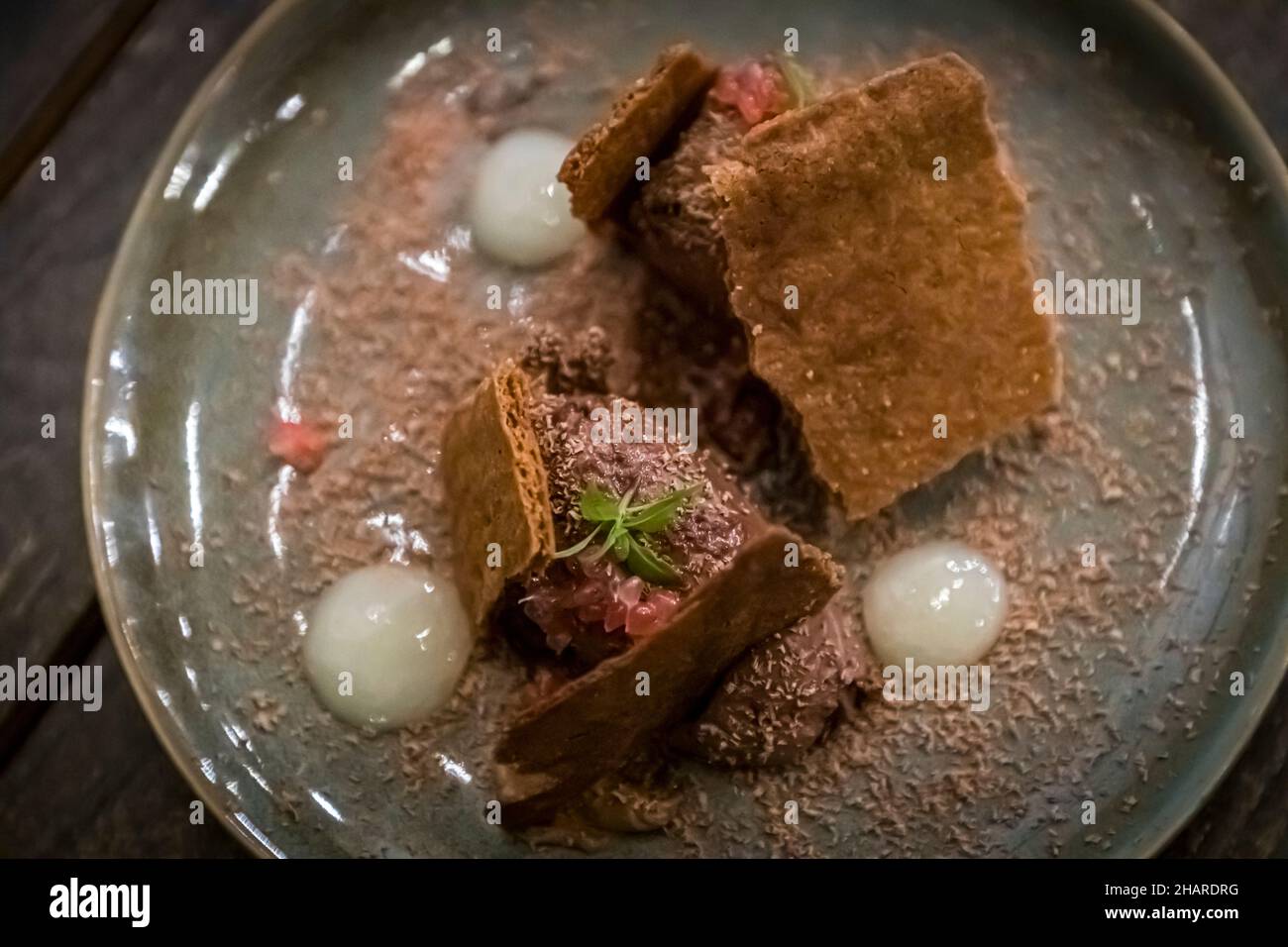 Ristorante Hestia a Bormes-les-Mimosas, Francia Foto Stock