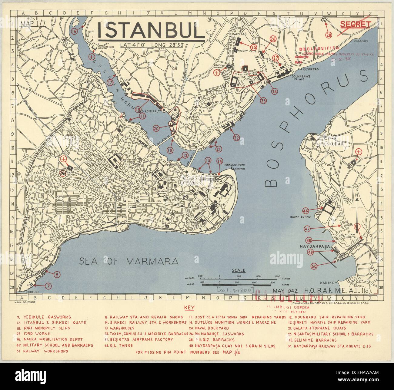 Mappa di Costantinopoli, Mappa di Costantinopoli, Mappa di Costantinopoli, Mappa di Costantinopoli, Mappa di Costantinopoli Old Istanbul Mappa, Turchia Mappa Foto Stock