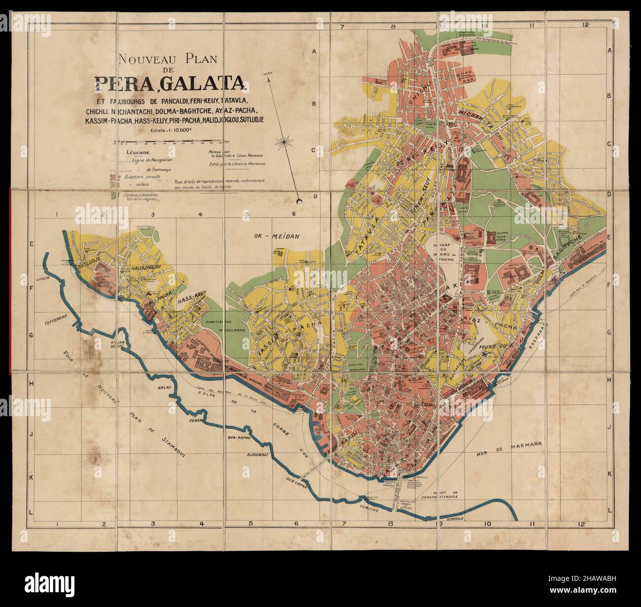 Mappa di Costantinopoli, Mappa di Costantinopoli, Mappa di Costantinopoli, Mappa di Costantinopoli, Mappa di Costantinopoli Old Istanbul Mappa, Turchia Mappa Foto Stock