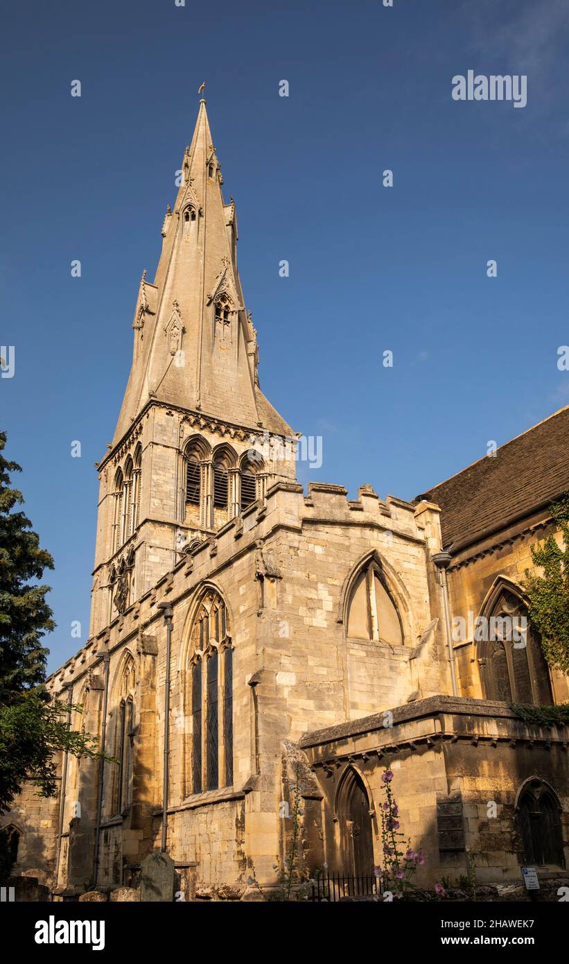 Regno Unito, Inghilterra, Lincolnshire Stamford, St Mary’s Church Foto Stock