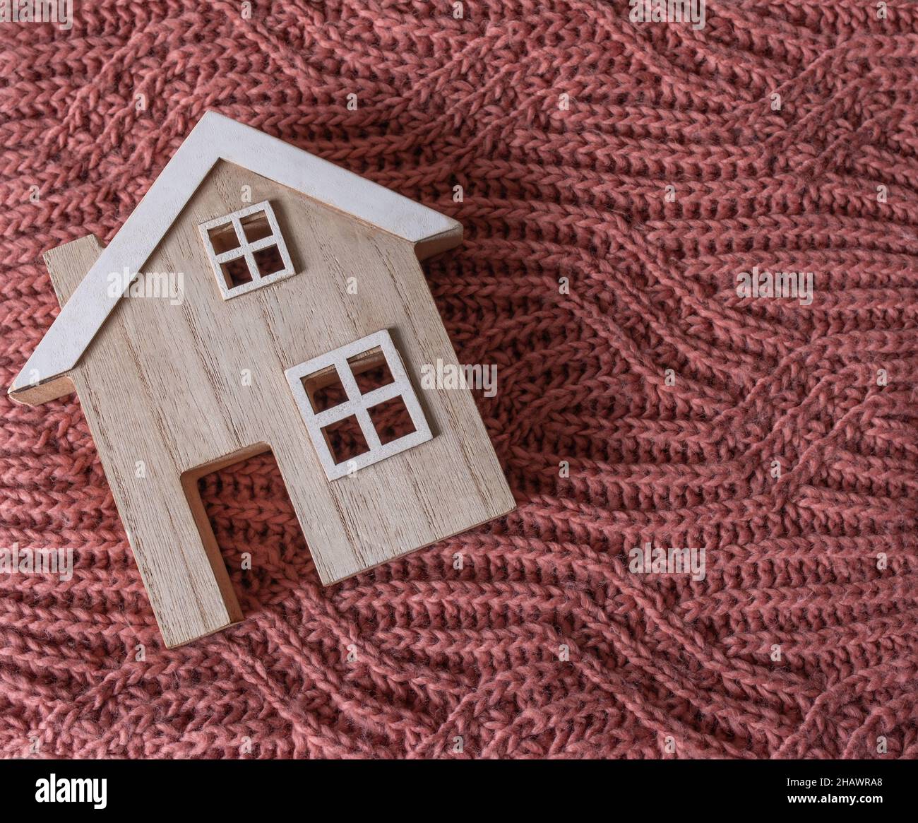 casa giocattolo di sciarpa calda Foto Stock