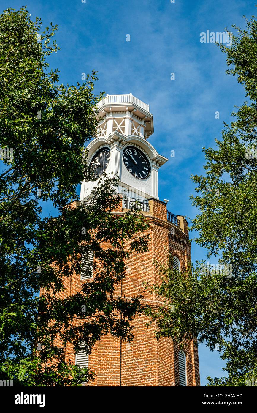 Torre dell'Orologio, East 2nd Street, Roma, Georgia Foto Stock