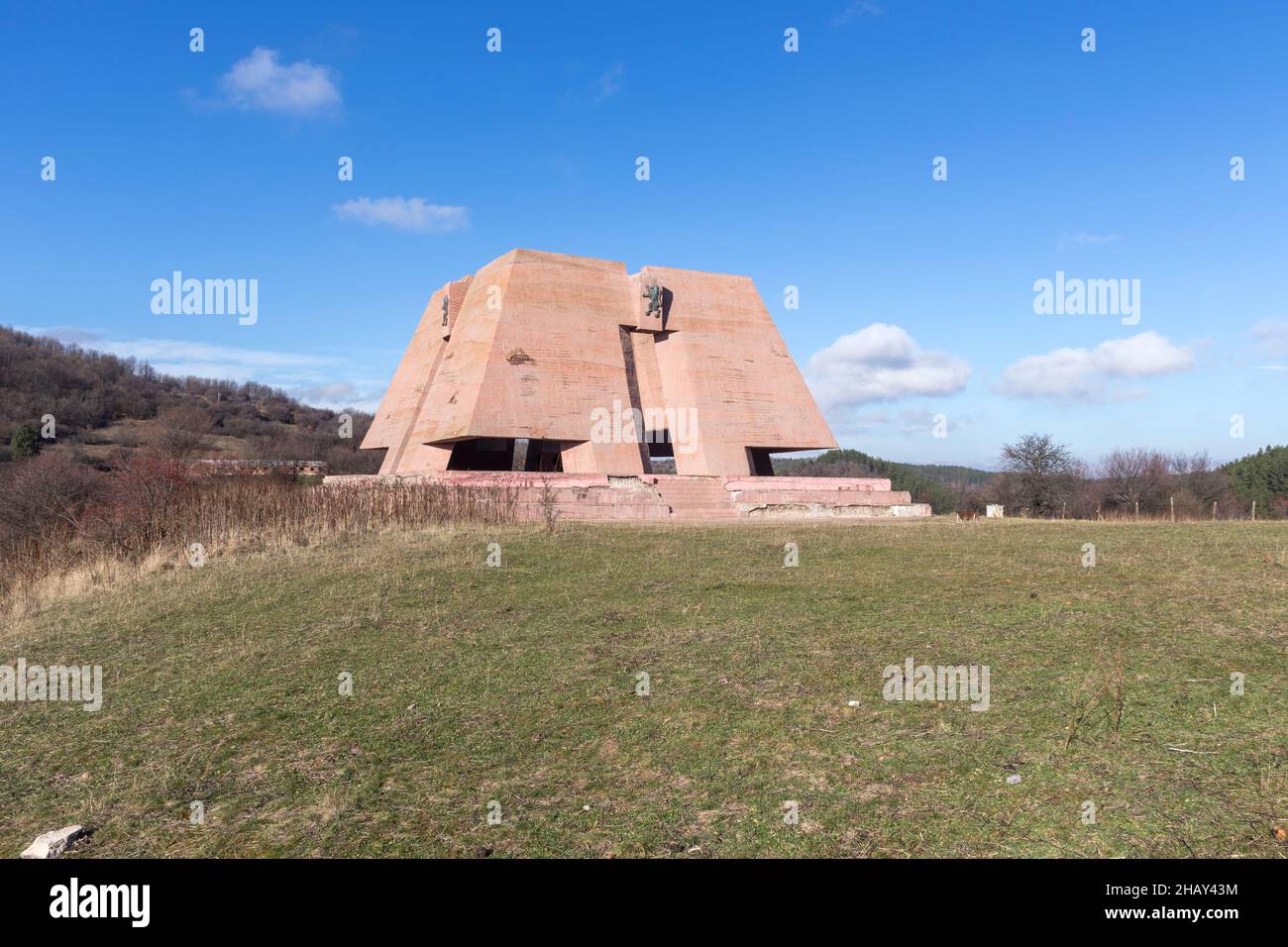 GURGULYAT, BULGARIA - 5 DICEMBRE 2021: Pantheon Madre Bulgaria, villaggio di Gurgulyat, Bulgaria Foto Stock