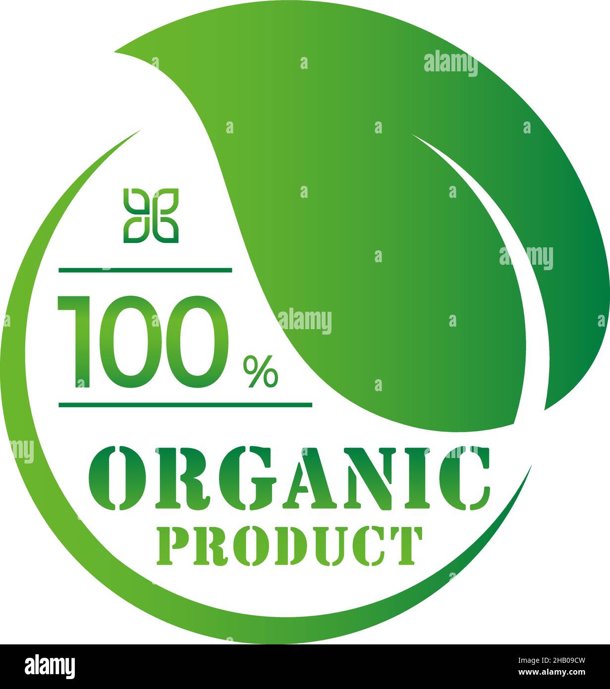 Illustrazione dell'etichetta del prodotto biologico, naturale e ecologico Illustrazione Vettoriale