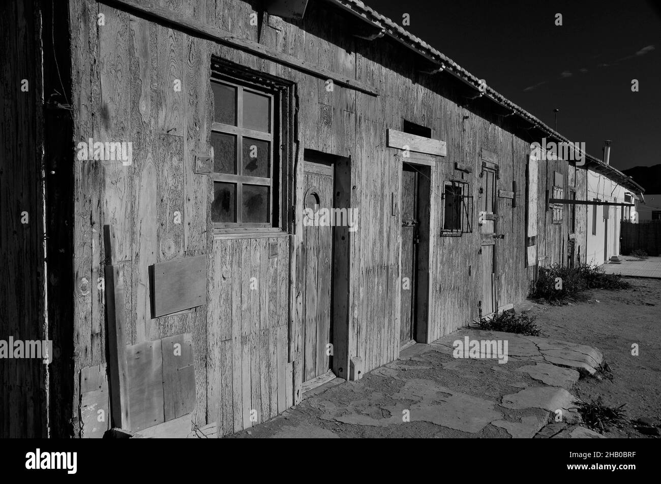 Capanna di pescatori vecchio Cabo de Gata Spagna Foto Stock