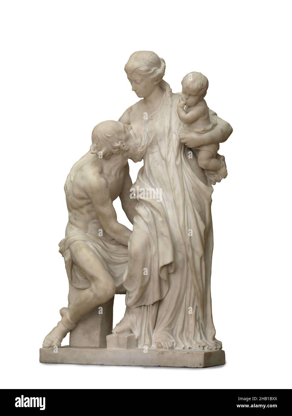 Cimon e Pero, Jerôme Duquesnoy II, 17th secolo, scultura, 17th secolo, Arte belga Foto Stock