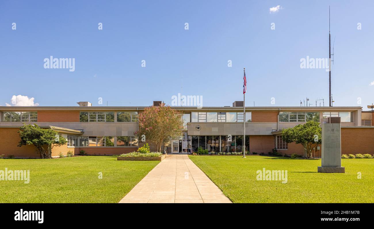 Edna, Texas, USA - 20 settembre 2021: Il tribunale della contea di Jackson Foto Stock