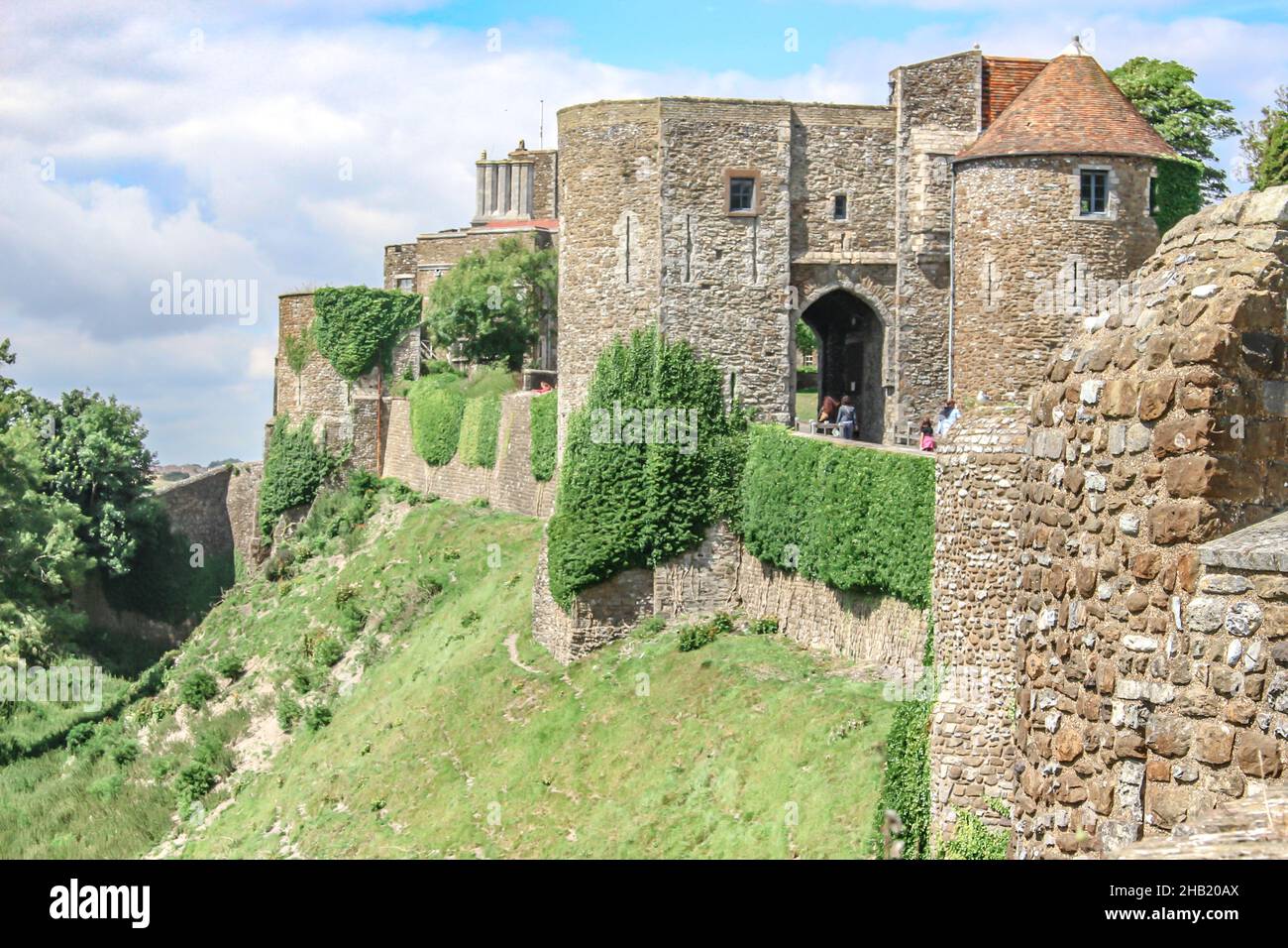 Il Castello di dover nel sud-est dell'Inghilterra Foto Stock