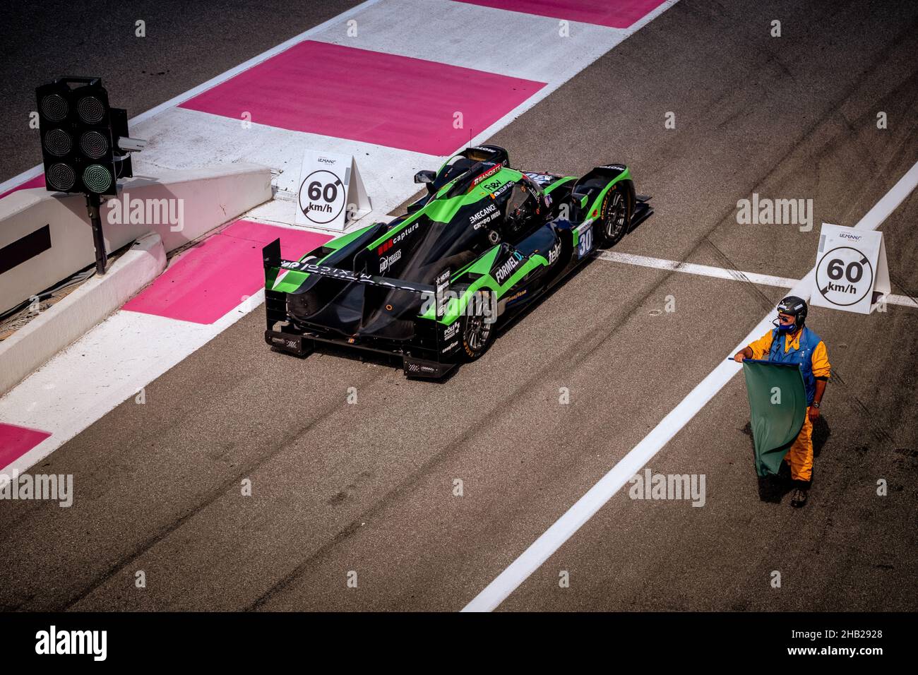 30, DUQUEINE TEAM, fra, Oreca 07 - Gibson, Tristan Gommendy (fra), Rene Binder (AUT), Memo Rojas (MEX) 2021 European le Mans Series, le Castellet, fra Foto Stock