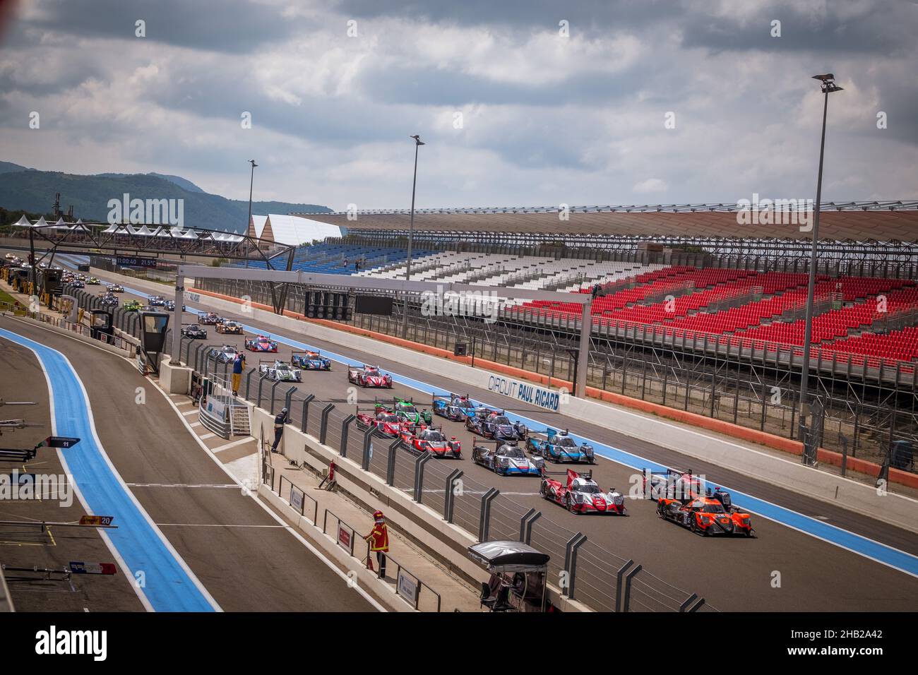 Inizio 2021 European le Mans Series, le Castellet, Francia. Foto © John D Stevens. Foto Stock