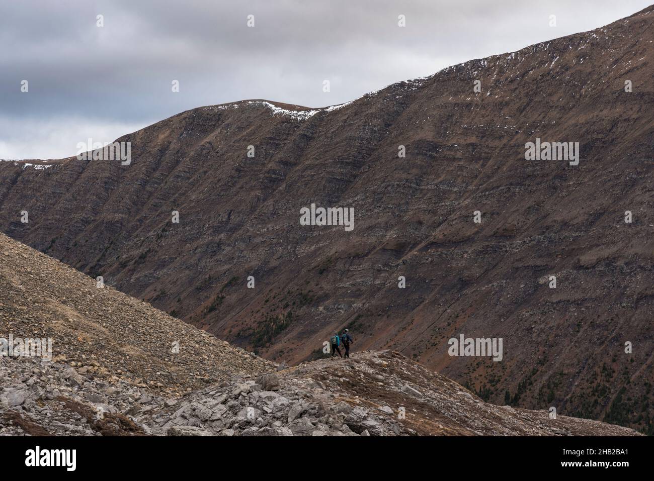 Percorso circo di Ptarmigan in autunno, Kananaskis, Peter Lougheed Provincial Park, Alberta, Canada Foto Stock