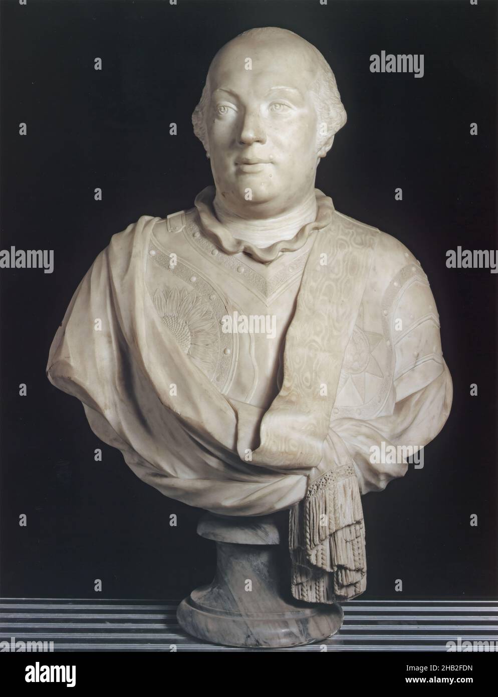 Busto di re Friedrich Wilhelm II 1744-1797, Martin-Claude Monot, 1783 Foto Stock