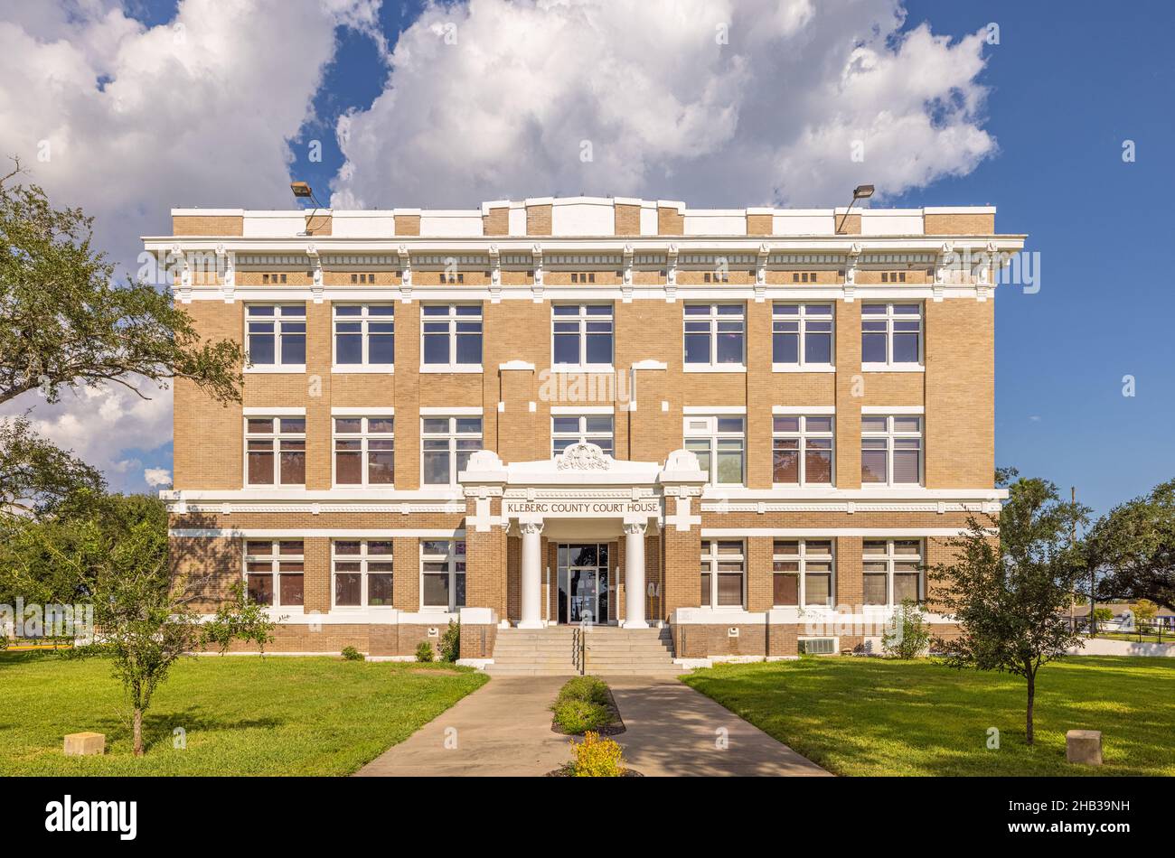 Kingsville, Texas, USA - 18 settembre 2021: Il tribunale della contea di Kleberg Foto Stock