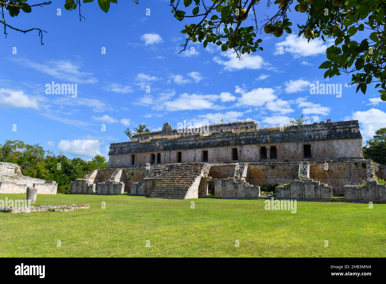 Kabah, sito archeologico maya nella regione Puuc dello Yucatan occidentale, Messico Foto Stock