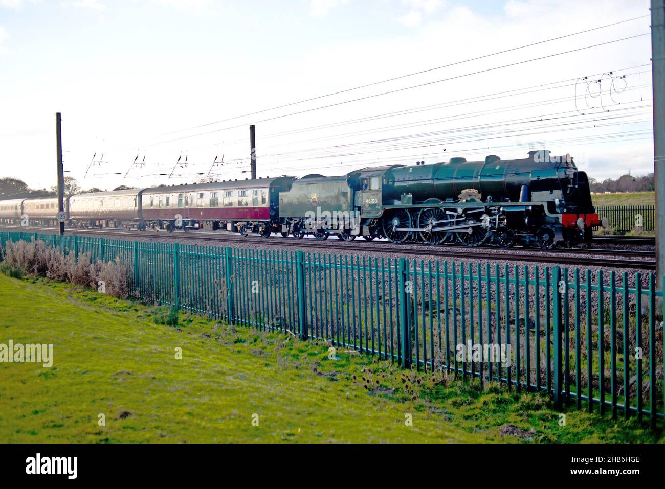 No 46100 Royal Scot all'Askam Bar, York, Inghilterra Foto Stock