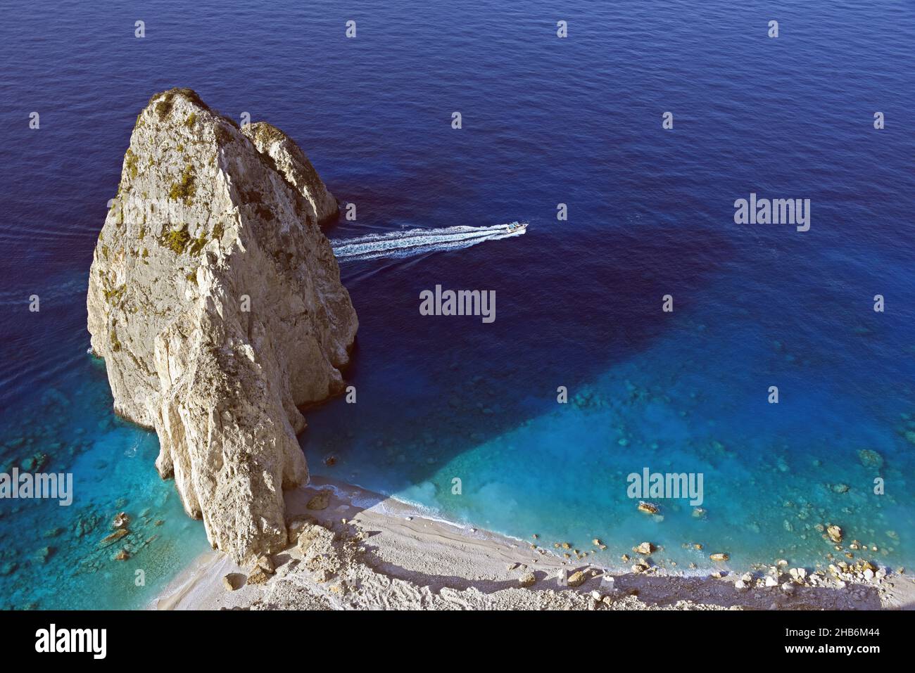 Punto di vista chiamato Mizithres, Grecia, Isole IONIE, Zante, Kericho Foto Stock