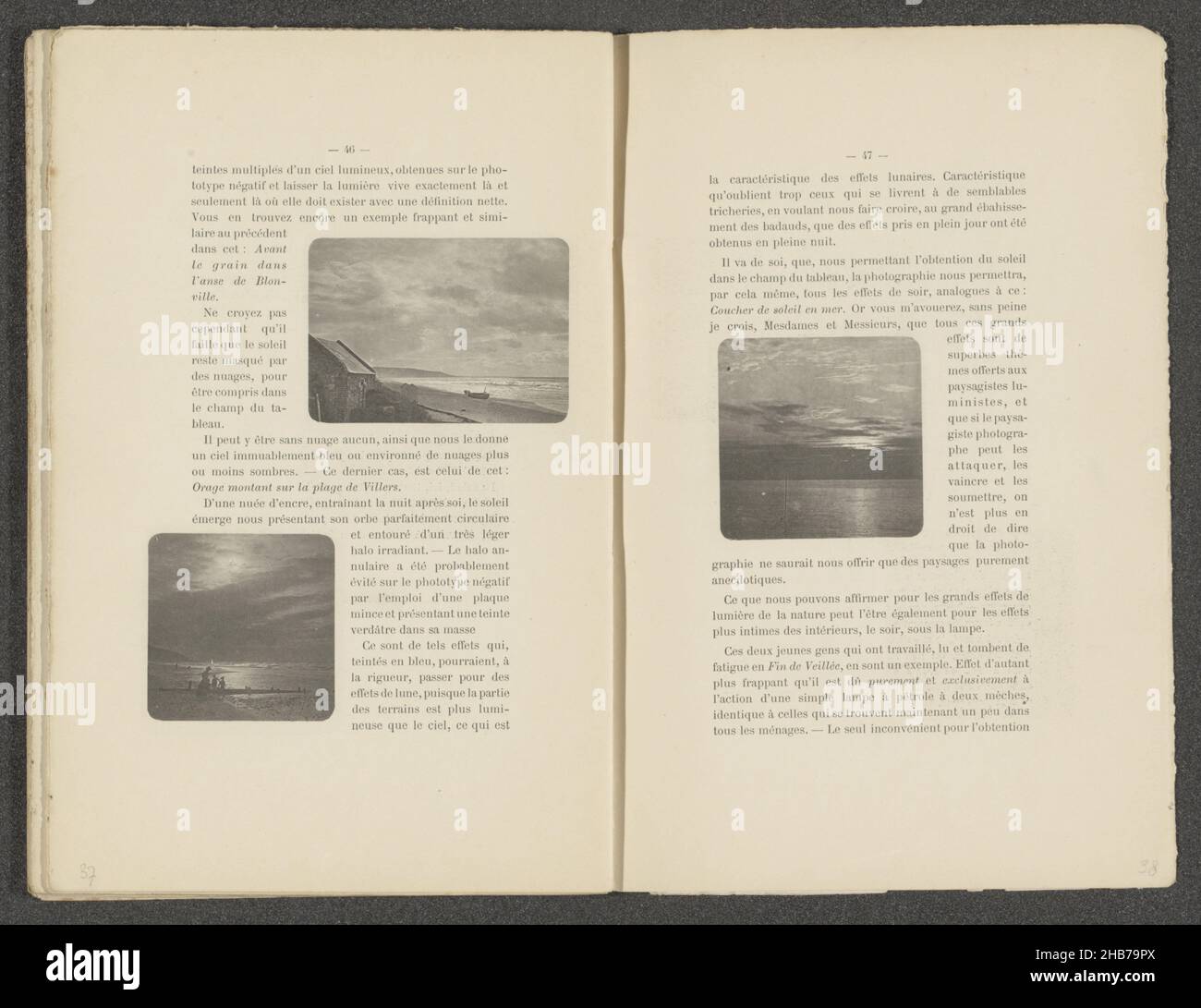 Due viste della spiaggia, creatore: anonimo, c.. 1886 - prima del 1896, carta, stampa, collotipo, altezza 246 mm x larghezza 66 mm Foto Stock