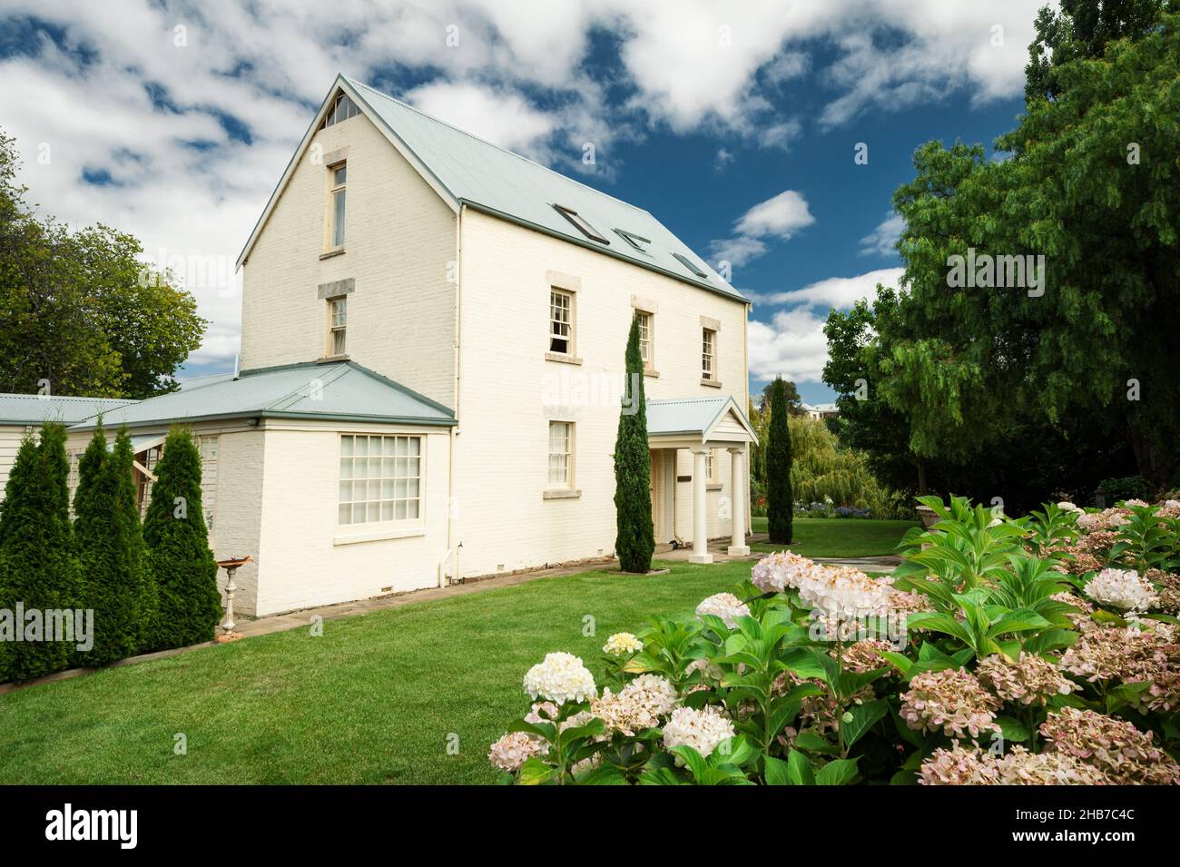 Storica Mill House a Richmond / Tasmania. Foto Stock