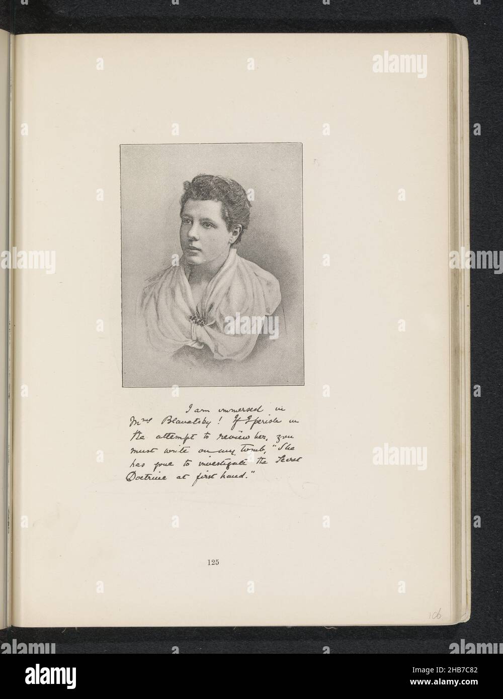 Ritratto di Annie Besant, creatore: anonimo, c. 1881 - pollici o prima del 1891, carta, altezza 103 mm x larghezza 76 mm Foto Stock