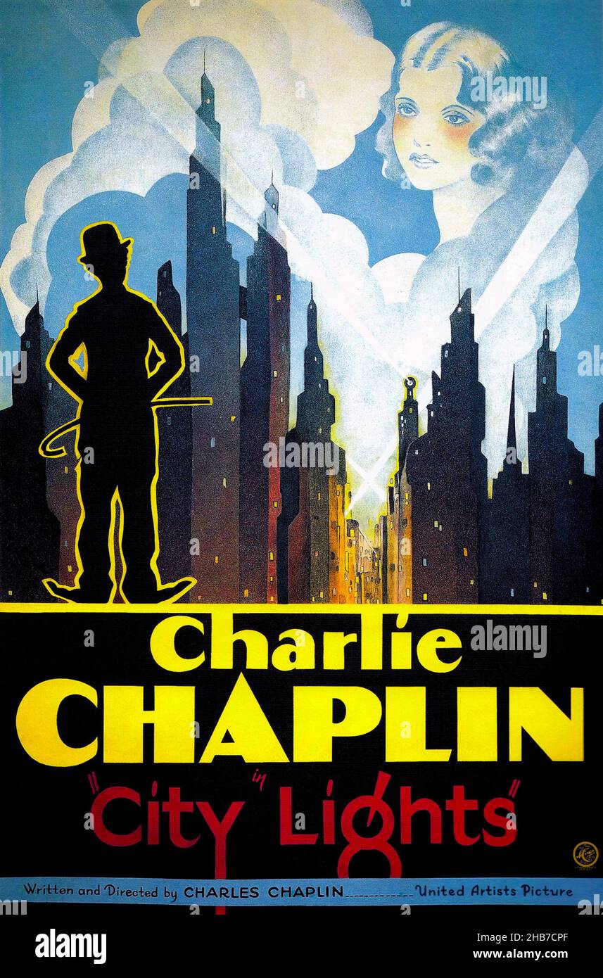 LUCI DELLA CITTÀ (1931), diretto da CHARLIE CHAPLIN. Credit: UNITED ARTISTS / Album Foto Stock