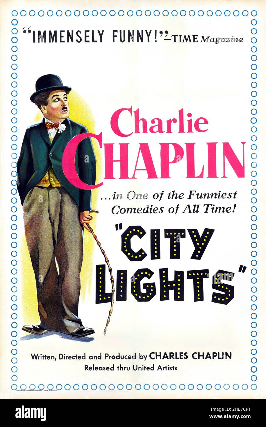 CHARLIE CHAPLIN alle LUCI DELLA CITTÀ (1931), diretto da CHARLIE CHAPLIN. Credit: UNITED ARTISTS / Album Foto Stock