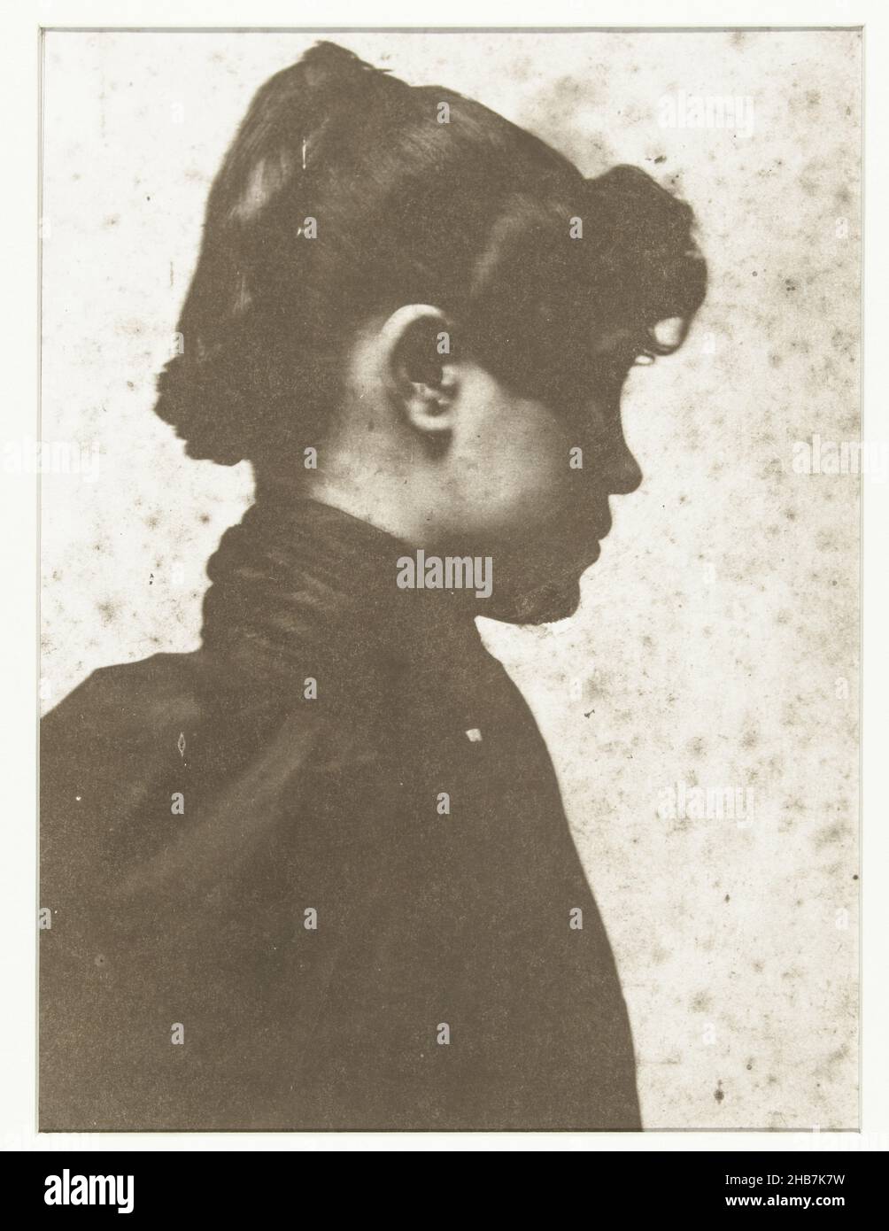 Ritratto di Geesje Kwak, George Hendrik Breitner, 1890 - 1900, altezza 236 mm x larghezza 177 mm Foto Stock