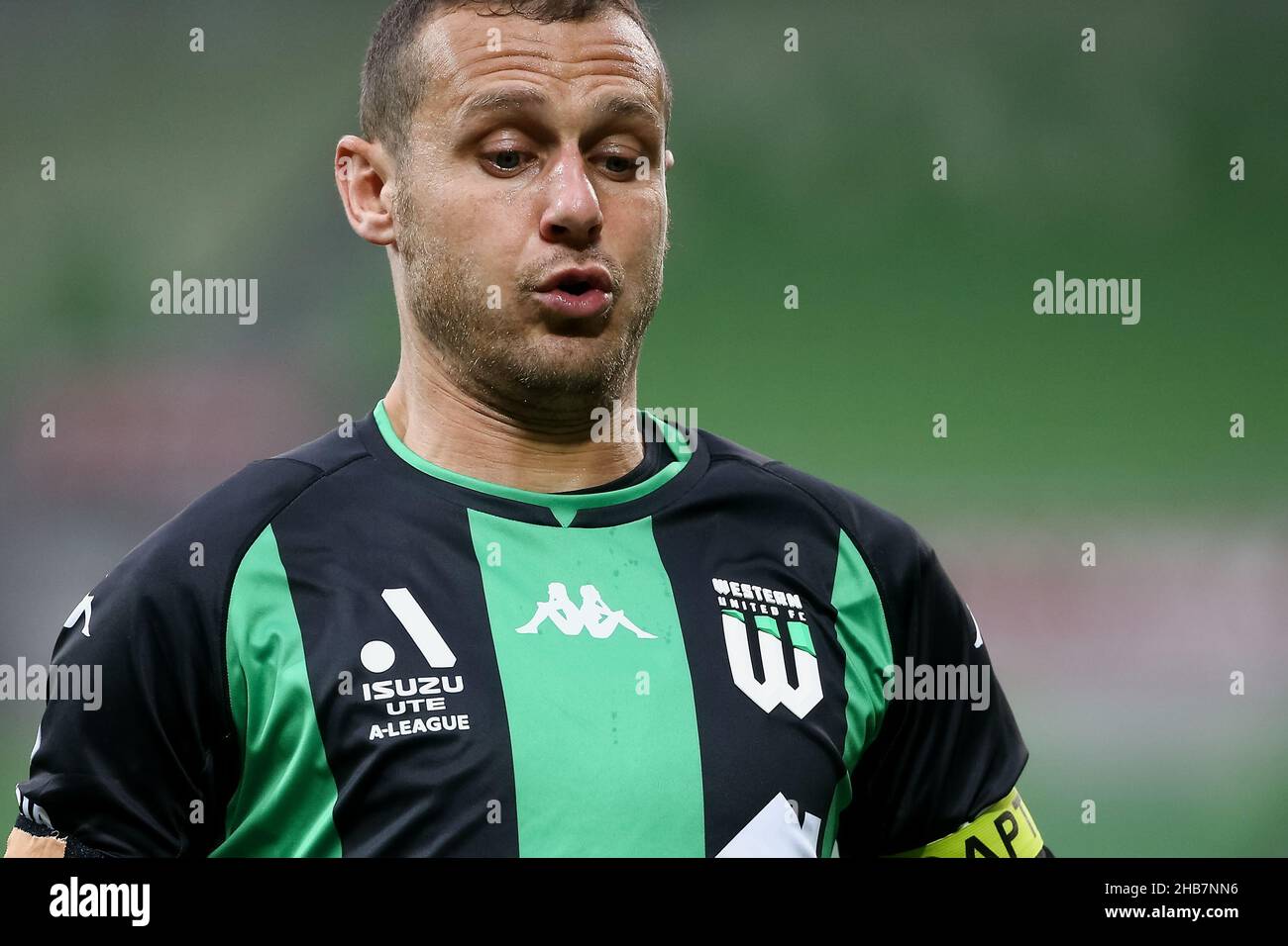 Melbourne, Australia, 17 dicembre 2021. Alessandro Diamanti del Western United durante il round 5 Della Partita di calcio A-League tra il Western United FC e Adelaide United all'AAMI Park il 17 dicembre 2021 a Melbourne, Australia. Credit: Dave Hewison/Speed Media/Alamy Live News Foto Stock