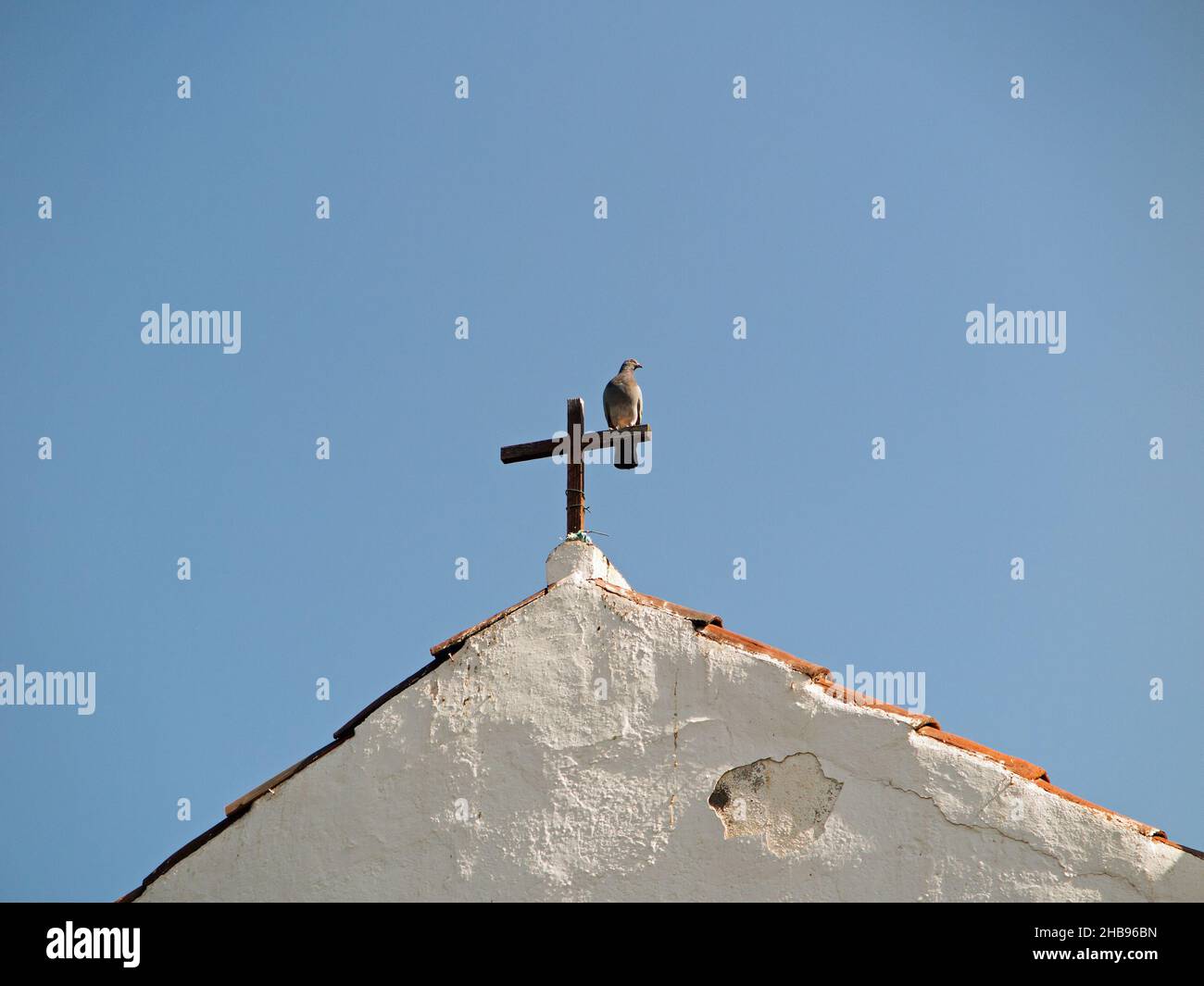 Chiesa bianca e piccola di San Telmo a Puerto de la Cruz, Tenerife, Isole Canarie, Spagna. Foto Stock