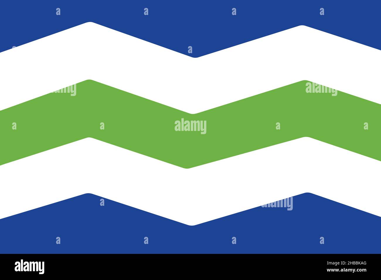 Vista dall'alto della bandiera Burlington, Vermont, Stati Uniti d'America. USA patriota e concetto di viaggio. Nessun flagpole. Progettazione di piani, layout. Contrassegna sfondo Foto Stock