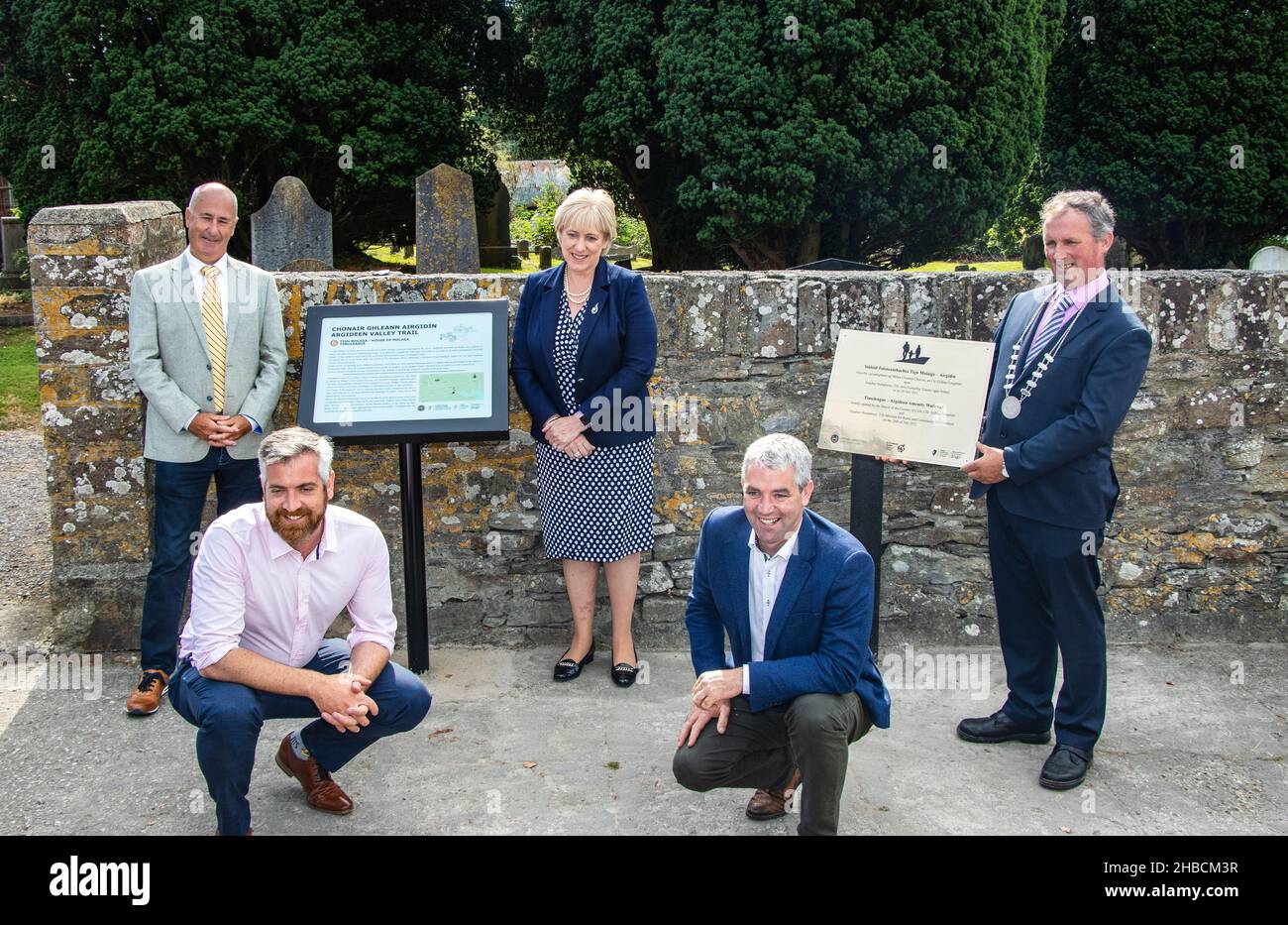 Argideen Valley Trail Launch, Timoleague, Co. Cork Foto Stock